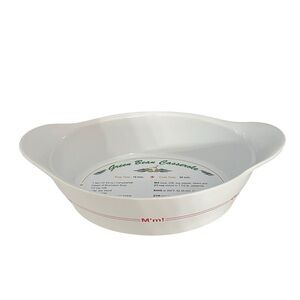 Campbells Soup Green Bean 12x7”Oval Ceramic Casserole 50th Anniversary 2005